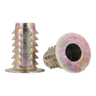 Mufa wbijana M8x20mm BI żółty ocynk