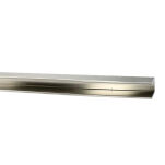 Profil U 2,05x19x14,3mm do szkła 10mm Alu szczotkowany 3m - 3