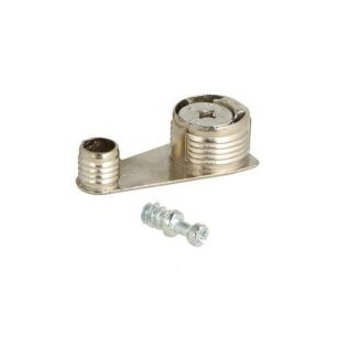 Złącze meblowe Eccentric nikiel kołek fi10mm