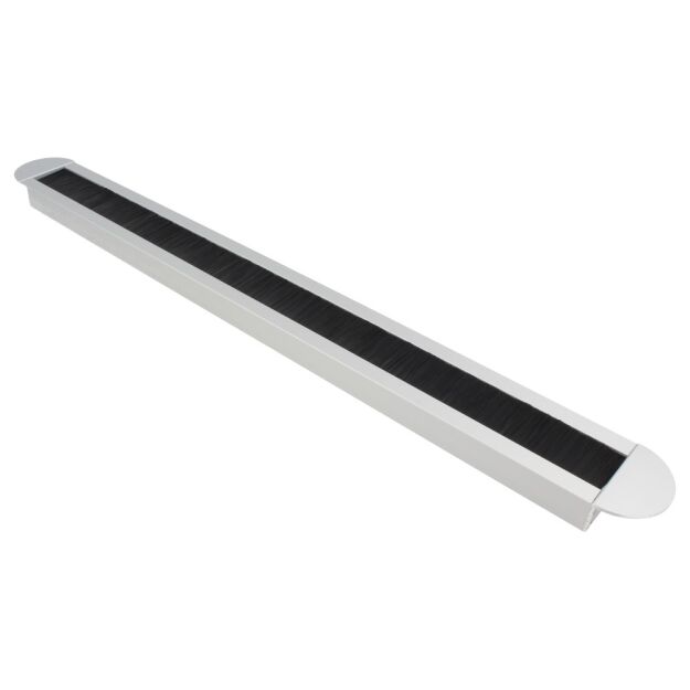 Przepust NSII 45x450x19 oval aluminium anoda z czarna szczotką