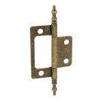 Zawias meblowy splatany RETRO 87x24x1,2mm stare złoto - 2
