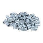 Mufa wkręcana z kołnierzem M10x25mm do drewna ocynk - 2