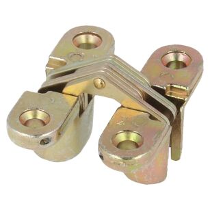 Zawias do blatów składanych stołu VICI 44x13mm 180st żółty ocynk