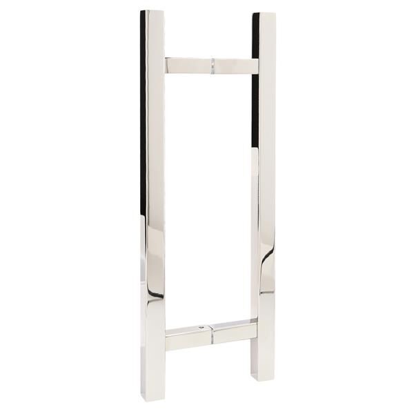 Pochwyt drzwiowy Sava 19x19x350mm stal nierdz. polerowany rozstaw: 250mm