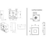 Zamek szyfrowy elektroniczny na odcisk palca SISO MINI - 5