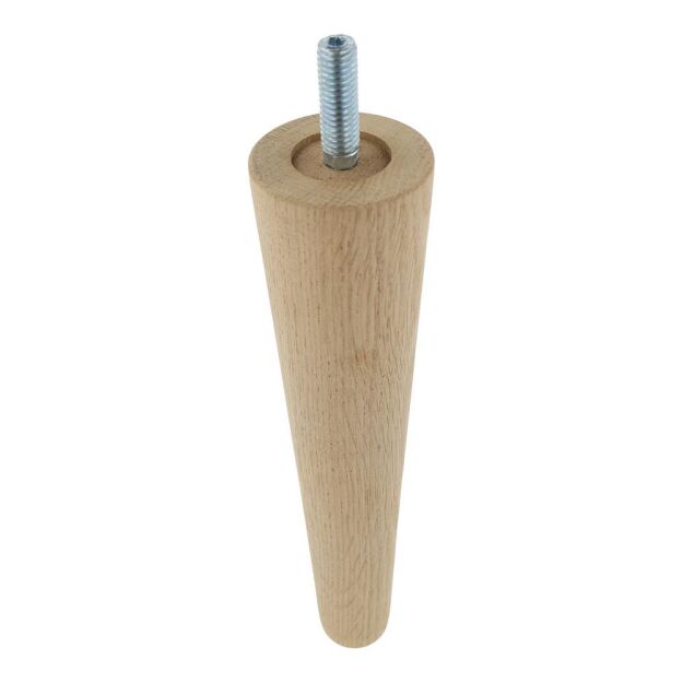 Noga meblowa dębowa EIK 200mm surowa