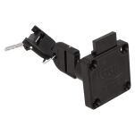 Zamek meblowy kwadratowy SISO X850 fi19x22mm Master J11 MIC HCK czarny - 2