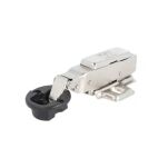 Zawias do szkła MINI Cichy Domyk półnakładany 4-6mm otwarcie 95 stopni - 5