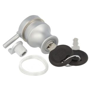 Zamek do gabloty szklanej SISO X689 aluminium CK