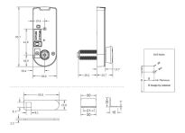 Zamek szyfrowy elektroniczny SISO MARCII prywatny i publiczny czarny - 6