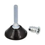 Regulator poziomu M6x30 fi33 z mufą - 3