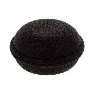 Odbojnik ścienny samoprzylepny MACARON fi34x19mm licorice