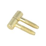 Zawias drzwiowy dwutrzpieniowy 9x26mm mosiądz - 2