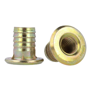 Mufa wbijana z kołnierzem M10x17mm DR żółty ocynk