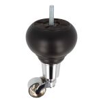 Kółko mosiężne do mebli ETNA fi32 trzpień M8 175mm chrom - 4