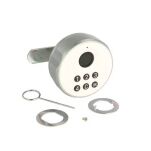 Zamek szyfrowy elektroniczny na odcisk palca PHIL fi19x20mm biały - 2