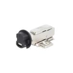 Zawias szkła MINI Cichy Domyk wpuszczany 4-6mm otwarcie 95 stopni - 2