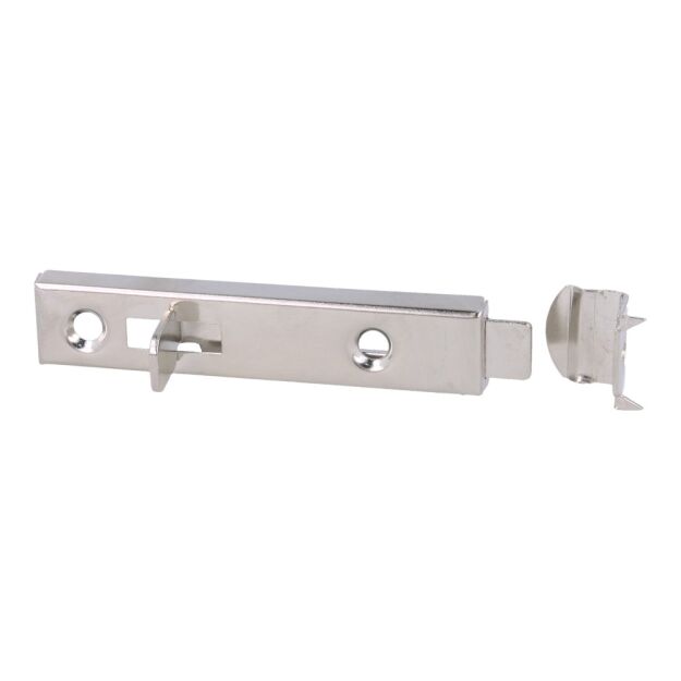 Zasuwka meblowa prosta #7403 70mm niklowana