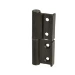 Zawias do kabin toaletowych NINA WC SISO prawy aluminium czarny - 6