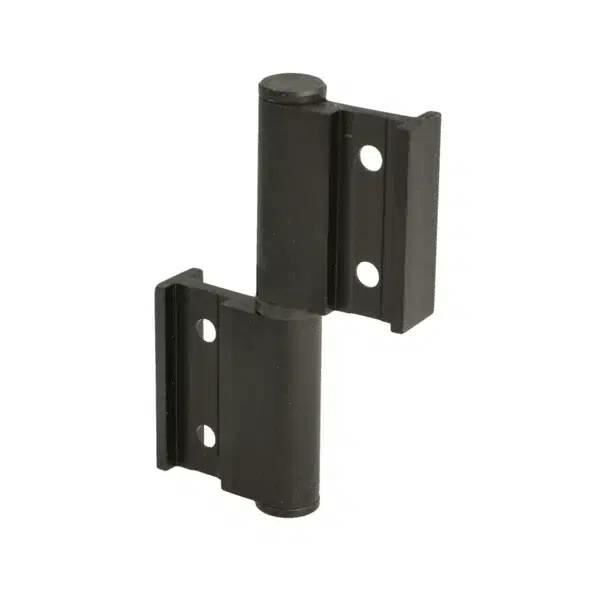 Zawias do kabin toaletowych NINA WC SISO prawy aluminium czarny