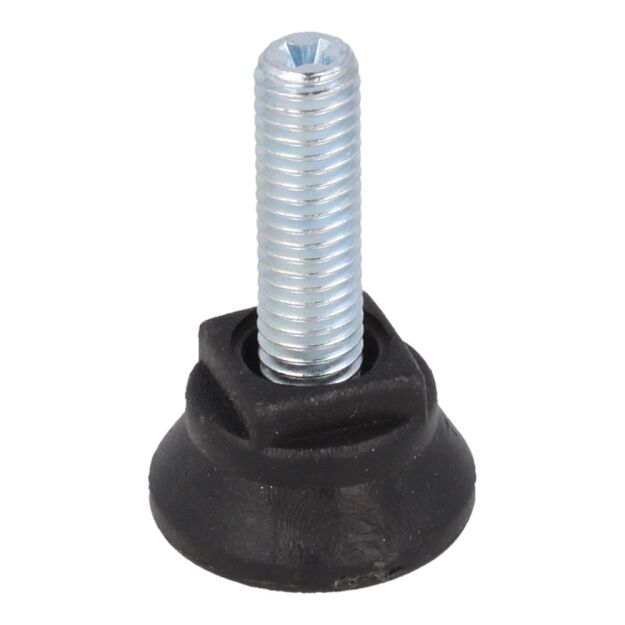 Stopka meblowa JACK M8x25mm fi25 czarna
