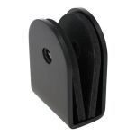 Mocowanie paneli U do kabin toaletowych WC 10-18mm SS304 czarne - 3