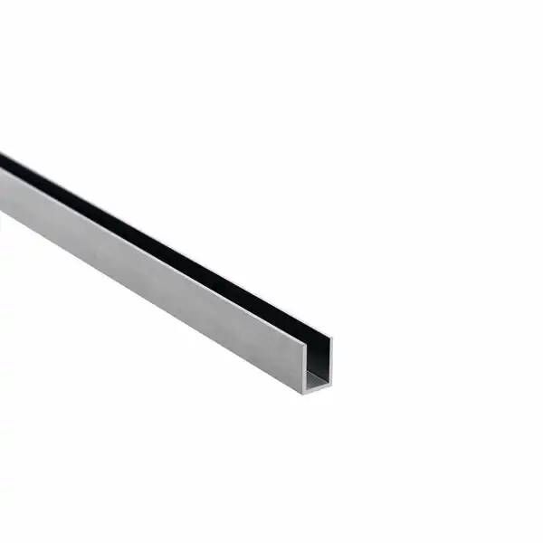Profil U 12mm szczotkowany 2,4m