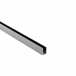 Profil U 12mm szczotkowany 2,4m