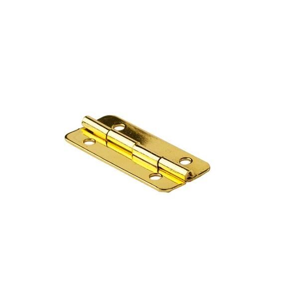 Zawias pasowy do szkatułki 16x37mm złoty