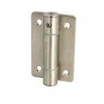 Zawias do kabin toaletowych WC SISO ze sprężyną samodomykający SS304 90x56x2mm - 2