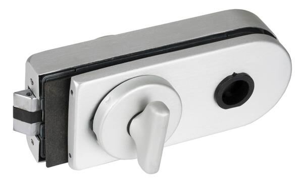 Zamek szkło toalety CLARK aluminium 8-12mm