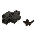 Zawias do blatów składanych stołu VICI 95x19mm 180st czarny - 4