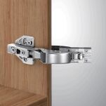 Zawias na klej UV SISO MIRROR UV z płytką otwarcie 125st do szkła 3-6mm - 7