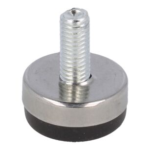 Stopka meblowa TITAN M8x18mm fi27czarna/ocynk