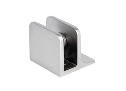 Wspornik półki szklanej SQUARE X-STRONG 4-8mm aluminium