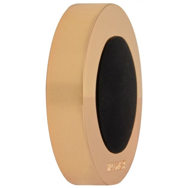 Odbojnik ścienny samoprzylepny WAGNER RING 38x10mm złoty czarna guma