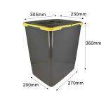 Zestaw koszy MERIL z filtrami 3x20L+3x8L+3xFILTR - 5