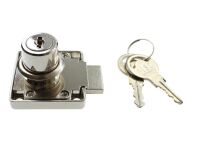 Zamek meblowy kwadratowy SISO X850 fi19x22mm jeden numer klucza D20 MCK - 2