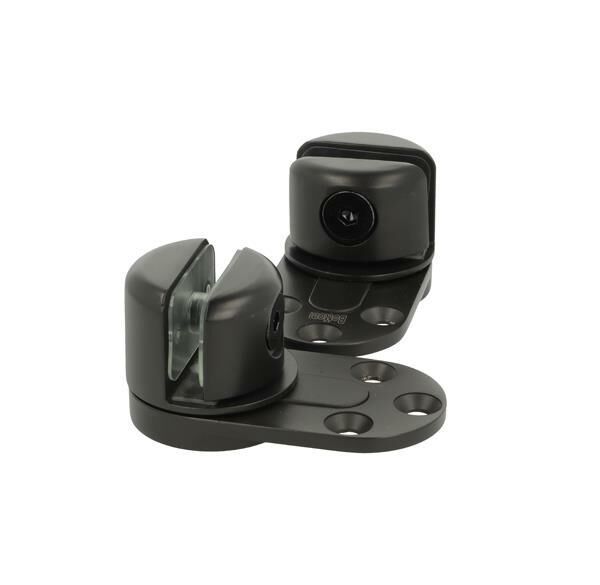 Zawias osiowy do szkła SISO HODOR 8-12mm czarny PARA