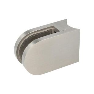 Zacisk szkła OVAL-L fi42,4mm 6-10,76mm SS304 stal szczotkowana