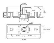 Stopka PANEL 25mm - 4