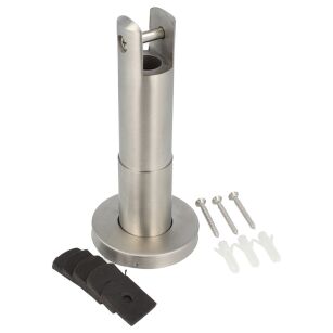 Noga do kabiny toaletowej WC SISO 10-18mm SS304 regulacja 118-175mm