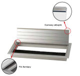 Przepust kablowy FORRO 276x120x25,7mm aluminium czarny - 5