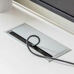 Przepust kablowy FORRO 276x120x25,7mm aluminium czarny - 6