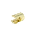 Wspornik szkła CYLINDRICAL 6-10mm złoty - 5