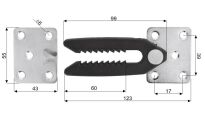 Łącznik meblowy do sofy 123mm mocne tworzywo - 3