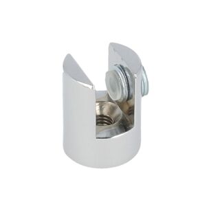 Wspornik szkła CYLINDRICAL znal 6-10mm chrom