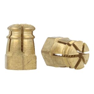 Mufa mosiężna wbijana rozporowa M6x11,5mm EXPANSION