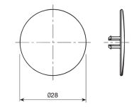 Medial Fix zaślepka znalowa fi28mm  - 2