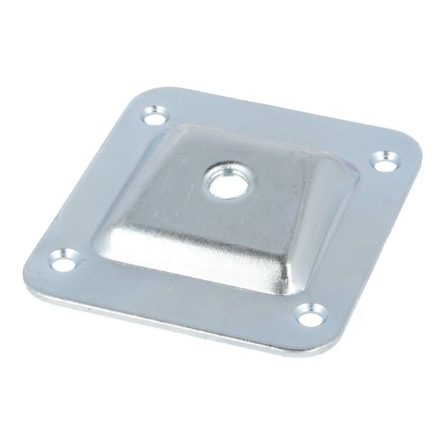 Mocowanie nóg meblowych M8 kątowe 10st 66x58mm ocynk
